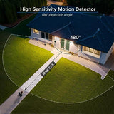 SANSI 7000LM Motion Sensor Outdoor Lights Hardwired