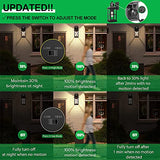 VerRon 13in Motion Sensor Porch Lights, Dusk to Dawn Outdoor Light Fixtures
