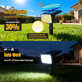 Solar Spot Lights Outdoor Waterproof, 10 Pack, 118 LED Cool White
