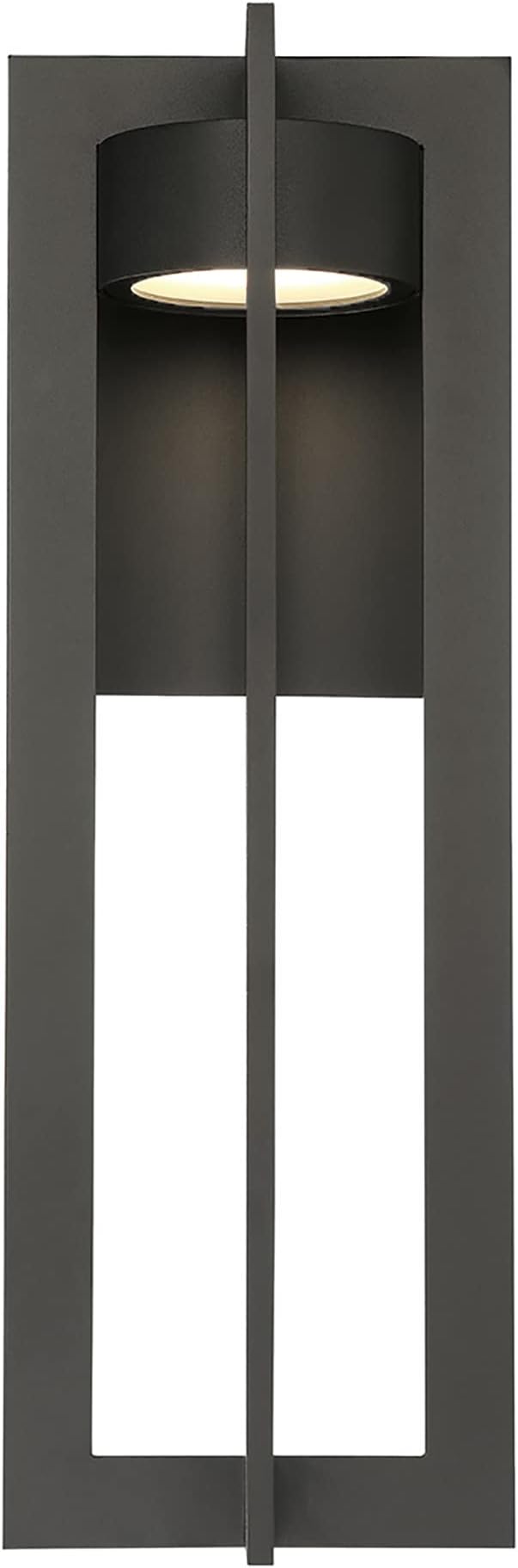 WAC Lighting dweLED, Chamber 25in LED Indoor and Outdoor Wall Light 3000K in Bronze