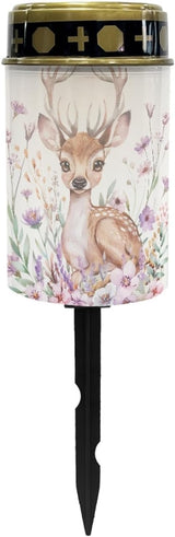 Deer Floral Outdoor Solar Garden Stake Lights,Waterproof Solar Lights for Outdside Lantern Landscape Decorative | Lumora