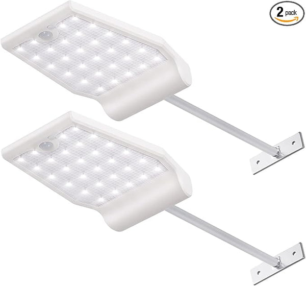 InnoGear Solar Gutter Lights Outdoor Waterproof, 29 LED Motion Sensor Lighting with 4 Modes, Mounting Pole for | Lumora