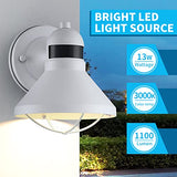 LONEDRUID 2 Pack Dusk Dawn Motion Sensor Outdoor LED Porch Light Fixtures