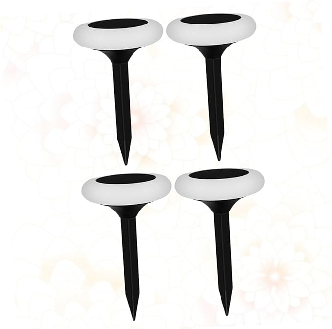 Gadpiparty 4pcs Energy-Saving Solar Pathway Lamp RGB Solar Lamp for Driveway Patio Decorations | Lumora