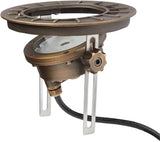 VOLT 12V Waterproof IP68 Color Changing RGBW LED Brass Well Light (Bronze) with Remote Control for Low Voltage | Lumora