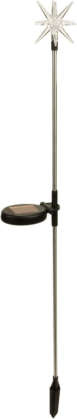 (8 Pack) Solar Color Changing Outdoor Garden Pathway Stake LED Starburst Light | Lumora