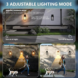 14.6 Inch Motion Sensor Dawn to Dusk Outdoor Sensor Light Fixture Anti-Rust Exterior Wall Lighting Waterproof Outdoor Wall Lantern for Porch Patio Front Door Garage