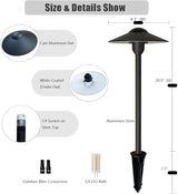 Low Voltage Path Lights Cast Aluminum Pathway Lights Driveway Light,Wire Connectors - Outdoor Lighting Accessory | Lumora