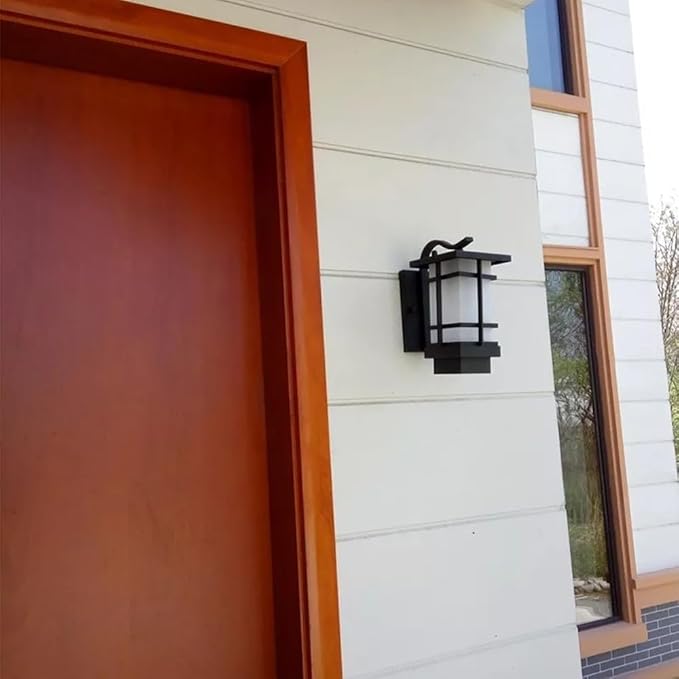 European Style Fence Rectangle Wall Lamps,Garden Outdoor Waterproof Lights,American Retro lized Gate Corridor Aisle | Lumora