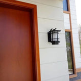 European Style Fence Rectangle Wall Lamps,Garden Outdoor Waterproof Lights,American Retro lized Gate Corridor Aisle | Lumora