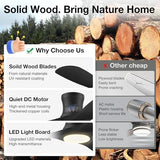 52In Low Profile Ceiling Fans with Lights,Flush Mount,Black,Outdoor Indoor