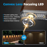 8 Pack Solar Fence Lights Outdoor, Deck Light Solar Powered, IP65 Waterproof Led Riling Solar Lights for Outside Yard Step, Wram White
