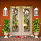 Darkaway 2 Pack Large Outdoor Porch Lights Wall Mount, 15inch Outdoor Light Fixtures Sconces Wall Lighting with Seeded Glass Exterior Lights for Patio Yard House Hallway Doorway Garage