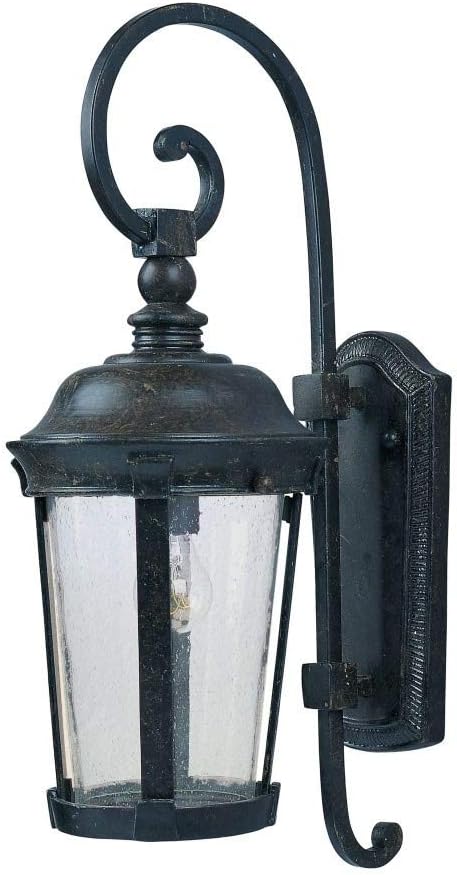 Maxim 3023CDBZ, Dover DC Cast Aluminum Outdoor Wall Sconce Lighting, 100 Total Watts, Bronze by Maxim Lighting