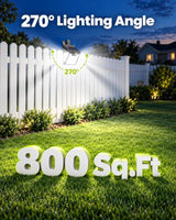 160LEDs Clip on Solar Lights Outdoor, Motion Sensor Solar Lights, Solar Fence Lights Outdoor, IP65 Waterproof Solar Wall Lights for Deck Yard Garden Camping (6Pack