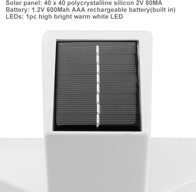 Xiaokeis Solar Lighted Path Light, White, Cemetery Decoration, Garden, Outdoor, Plastic, Faith-Love, Warm White, Cross, 25 x 8 x 57cm/9.84 x 3.15 x 22.44inch