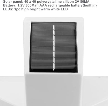 Xiaokeis Solar Lighted Path Light, White, Cemetery Decoration, Garden, Outdoor, Plastic, Faith-Love, Warm White, Cross, 25 x 8 x 57cm/9.84 x 3.15 x 22.44inch