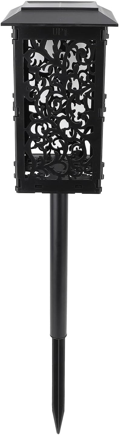 Hyuduo Solar Pathway Lights Outdoor ABS Material Auto On Off IP65 Safety with Overcharge Light Recognition Garden Stake Lights Landscape Pathway Lights for Deck Yard