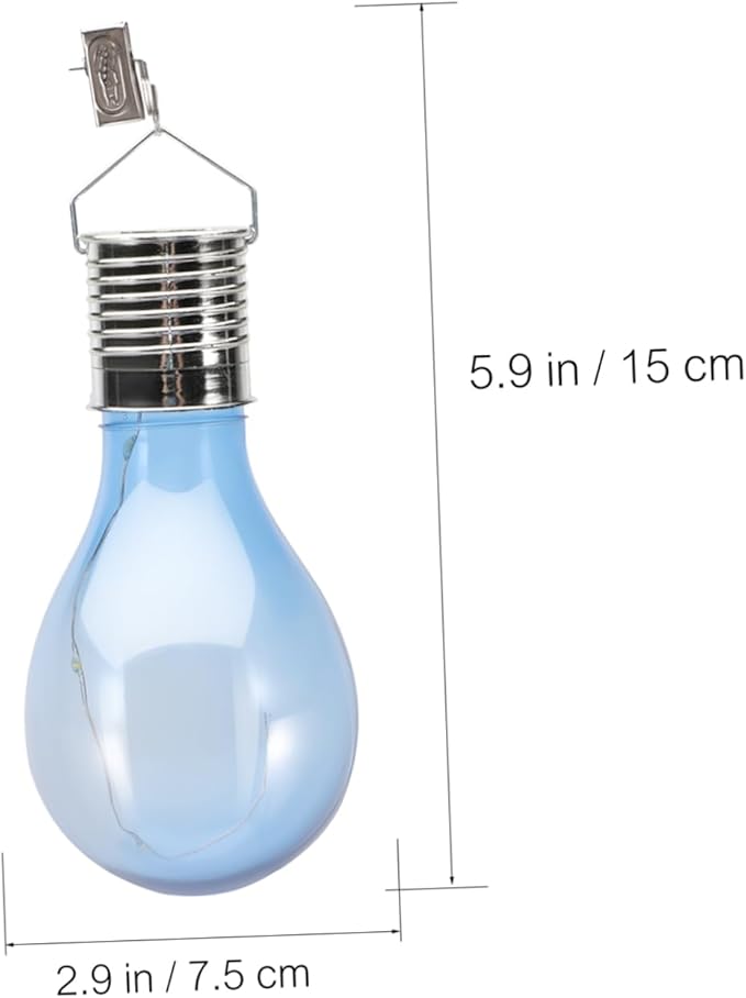 4pcs Solar Powered Led Bulbs Hanging Light for Outdoor Decor Warm Options for Gardens Patios and Camping