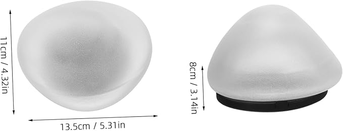 Solar Pebble Shape Garden Light Outdoor Decorative Lamp for Backyard Warm Light Solar Led