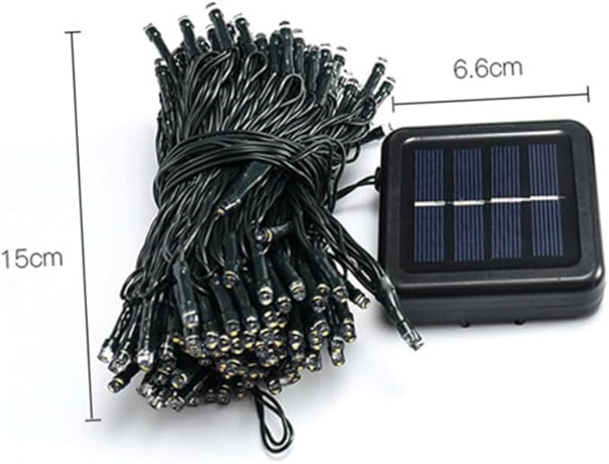 VILLCASE Solar String Lights Outdoor Warm White LED Lamp for Garden Patio Lawn Tree Decoration Energy Saving Solar | Lumora