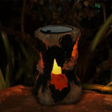 Yardwe Solar Lawn Pathway Lights Outdoor Garden Stump Lamp Solar Yard Lighting Landscape Decor for Park Patio | Lumora