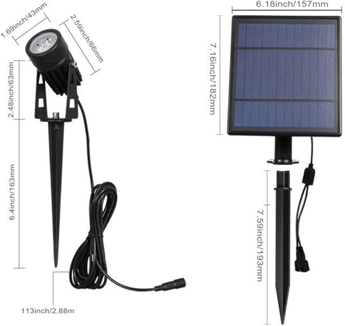 ibasenice Solar Lawn Lamp LED Lighting Tool Warm Light 3000k Waterproof In-ground Landscape Light Garden Decorative | Lumora