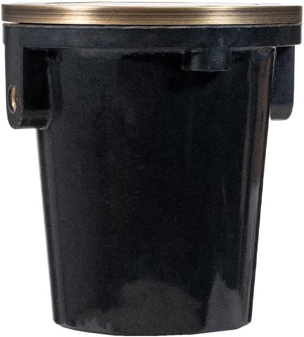 VOLT 12V 3-in-1 Waterproof IP68 Mini in-Grade Light with Brass Beacon Top (Bronze) for Low Voltage Landscape | Lumora