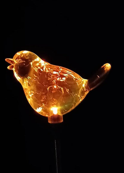 Starry Illuminate 1 PCS Solar Color Changing Style Garden Stake Light Pathway Stake Light (Bird)