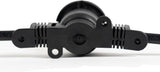 Wintergreen Lighting 30-ft 10 Socket E26 Commercial Patio Light Stringer, Heavy Duty - Outdoor Security Flood Light | Lumora