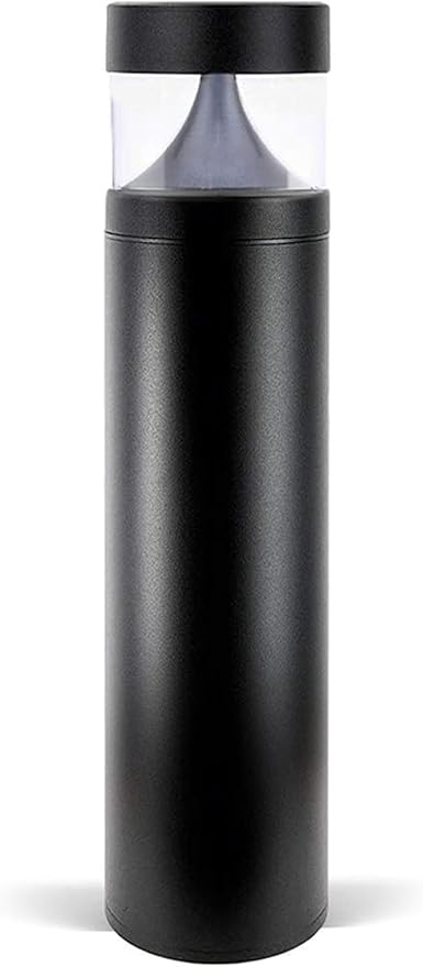harrrrd LED Bollard Landscape Lights 25" 10W 3000K 120V-277V Commercial/Residential Modern Ballard Lighting Fixture for Garden, Pathway, Driveway Electric Light. ETL Listed.