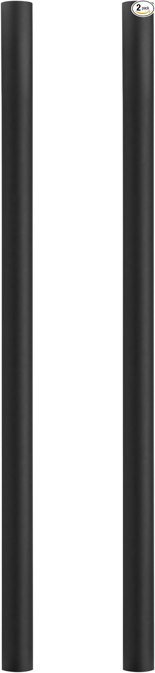 Solus 7-Foot Direct Burial Lamp Post – Outdoor Aluminum Light Pole – Fits Standard 3" Post Top Fixtures – Black | Lumora