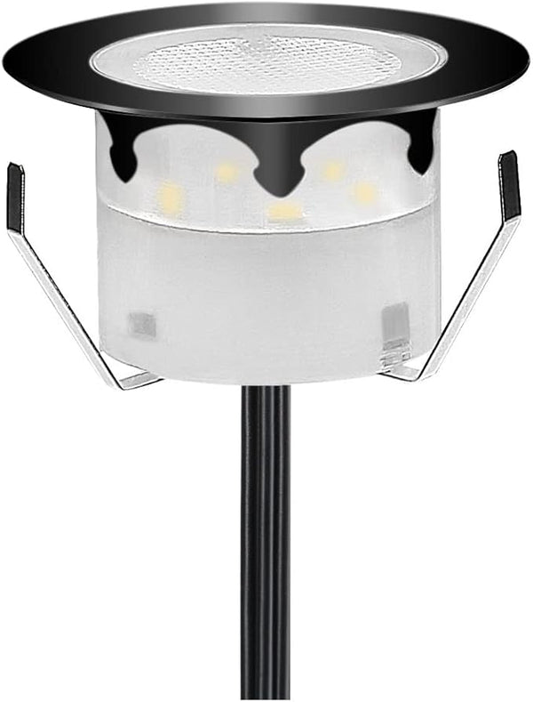 1 Pack Led Deck Lights Outdoor Waterproof Low Voltage Stainless Steel 1W Outdoor Yard Garden Decoration Lamps | Lumora