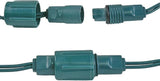 Novelty Lights Coaxial LED Mini Light Power Connector, Green - Outdoor Lighting Accessory | Lumora