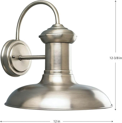 Progress Lighting P5723-81 Brookside Outdoor, 12-Inch Width x 12-5/16-Inch Height, Nickel