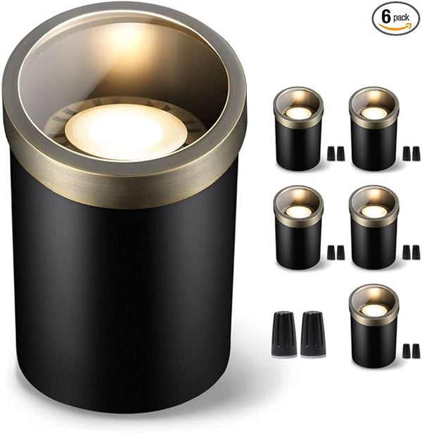 Gardenreet Low Voltage Well Light - Brass Hardwired All Weather Ip65 In-Ground LED Lighting, 12V Directional | Lumora