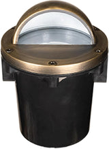 VOLT 12V 3-in-1 Waterproof IP68 Outdoor in-Grade Light with Brass Beacon Top (Bronze) for Path, Garden, Deck, Yard | Lumora