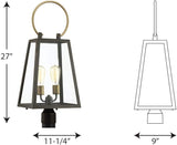 Progress Lighting P540028-020 Barnett Outdoor, Bronze | Lumora