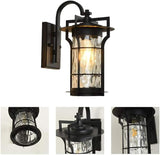 Retro Victoria Antique Outdoor Wall Light,Fashion Vintage Clear S Lamp,E26 Waterproof Courtyard Garden Balcony | Lumora