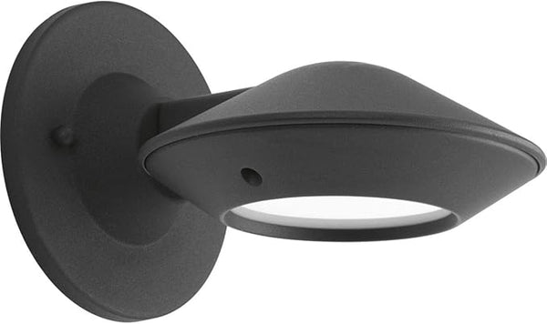 Progress Lighting 1-Light Frosted Glass Modern Outdoor Wall Lantern Light, Strata LED Collection, Outdoor | Lumora