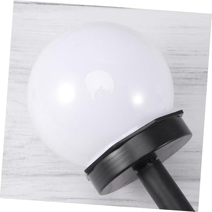 4pcs Solar Lawn Path Lights Waterproof Solar Garden Lamps Warm Light Outdoor Landscape Ground Plug Lighting for Patio and Courtyard