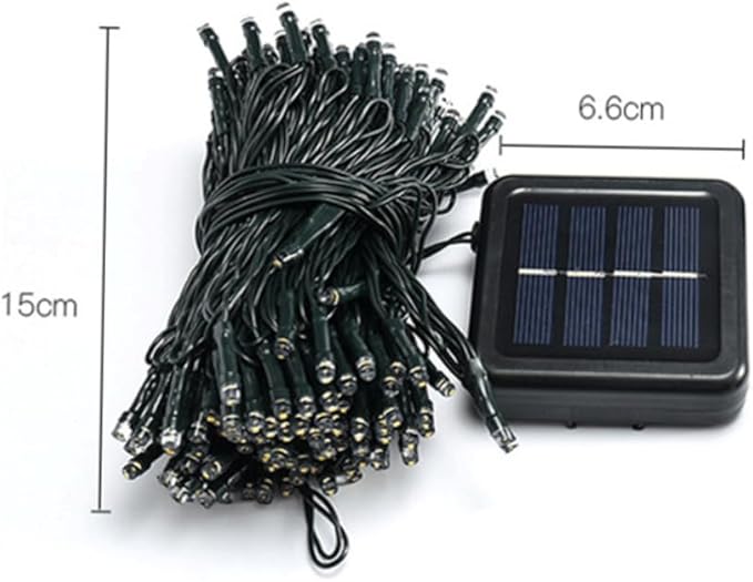 1Pc Solar LED String Lights Outdoor LED Beads Decorative Lights for Garden Lawn Tree Warm White Solar String Lights | Lumora