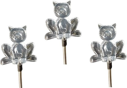 Starry Illuminate 3 PCS Solar Color Changing Style Garden Stake Light Pathway Stake Light (Cat)