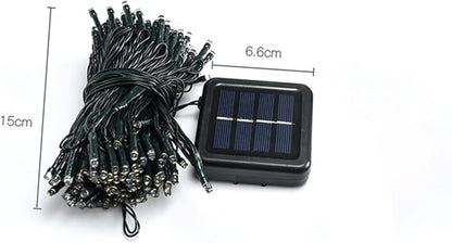 jojofuny Solar Led String Lights Decorative Outdoor Lighting for Garden Lawn Led Beads Color Options Eco-Friendly Solar Powered Design
