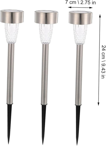 VICASKY 12pcs Solar Powered Landscape Lights for Pathway Solar Lawn Lights Easy to Install Garden Decor