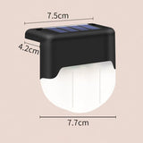 DOITOOL 1pc Solar Powered Led Stair Light Warm Lighting Outdoor Handrail and Fence Lamp for Steps and Pathways Easy | Lumora
