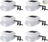 isunmoon 6 Pack Upgraded Version Solar Lights Outdoor 9 LED Gutter Lights Solar Powered for Fence Roof Garden Yard | Lumora