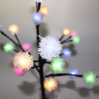 EpicGadget Solar Snowball Dandelion Light, Colorful Stainless Steel Solar Path Stake Lights for Outdoor Landscape Lighting, for Lawn, Patio, Yard, Walkway, Driveway, Pathway and Garden (4 Pack)
