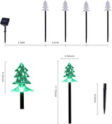 ILLUMINEW Christmas Solar Pathway Lights, Set of 5 Waterproof Landscape Christmas Lights, Stake Decorations, LED | Lumora