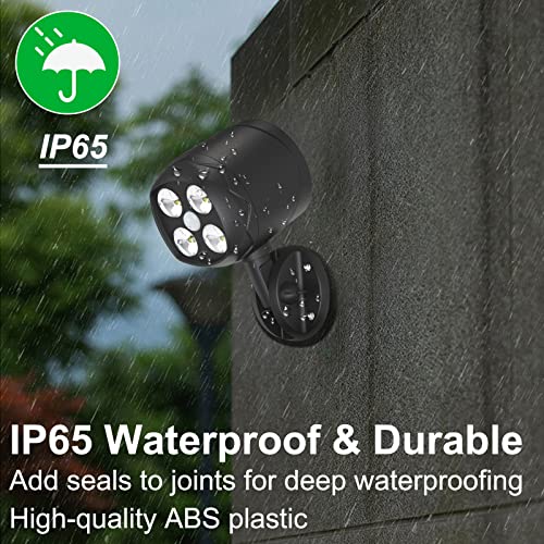 Battery Motion Sensor Light Outdoor 8W 600LM 2Packs